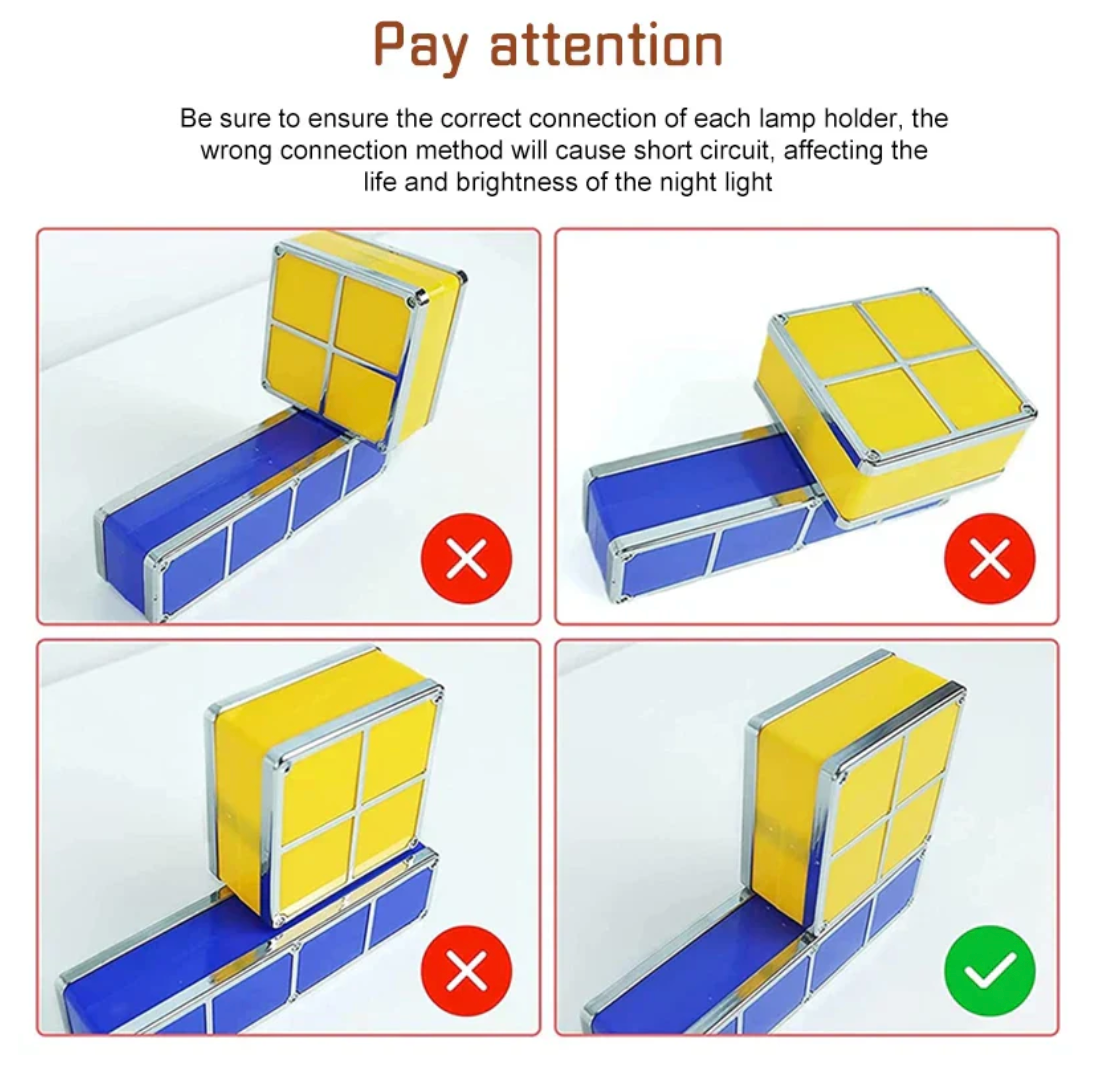 Tetris Night Lamp