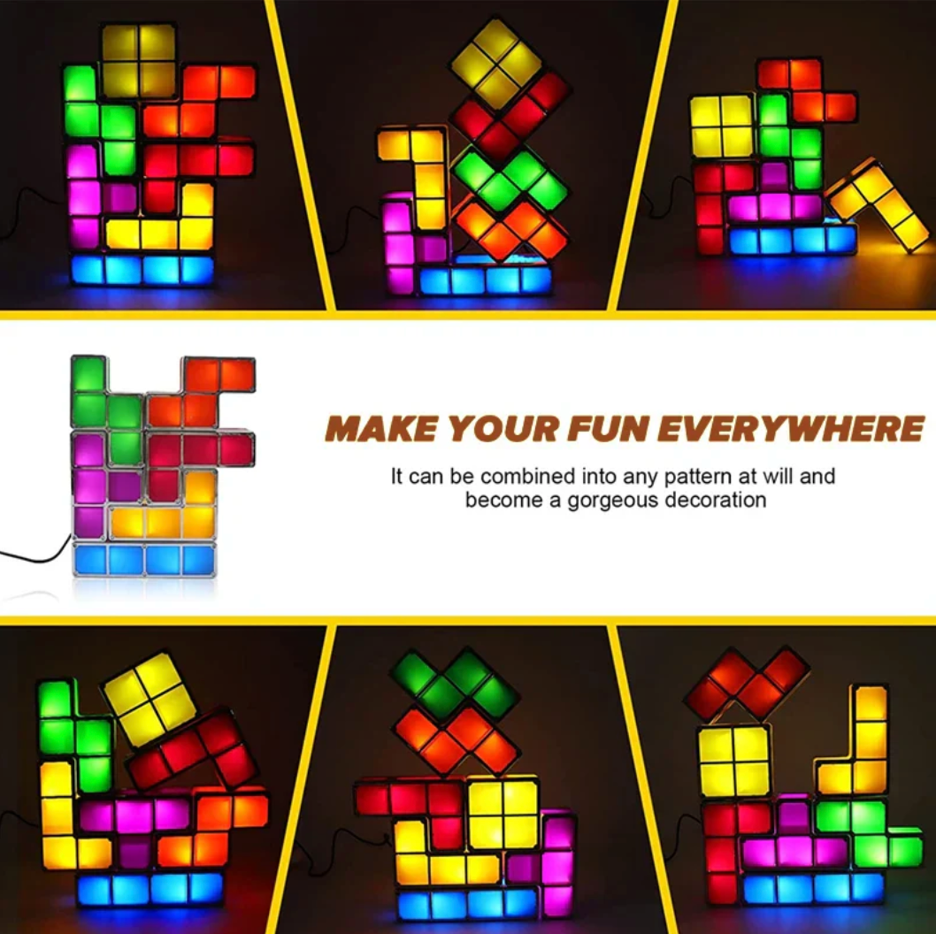 Tetris Night Lamp